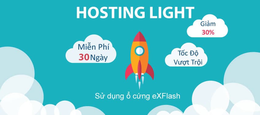 Dùng Thử Hosting Light Tốc Độ Vượt Trội