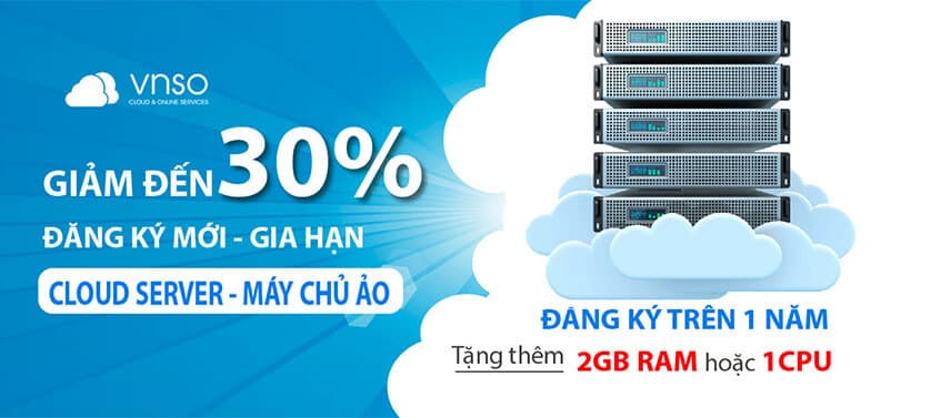 Chương trình ưu đãi Cloud VPS mừng Giải phóng miền Nam 30/04 và 1/5
