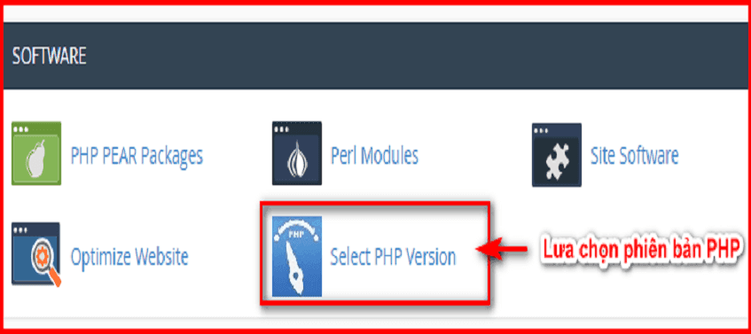 Hướng dẫn thay đổi phiên bản php trên cPanel Hosting