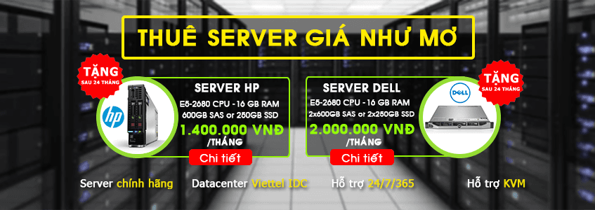 Chương trình siêu khuyến mãi “Thuê Server giá như mơ” – VNSO