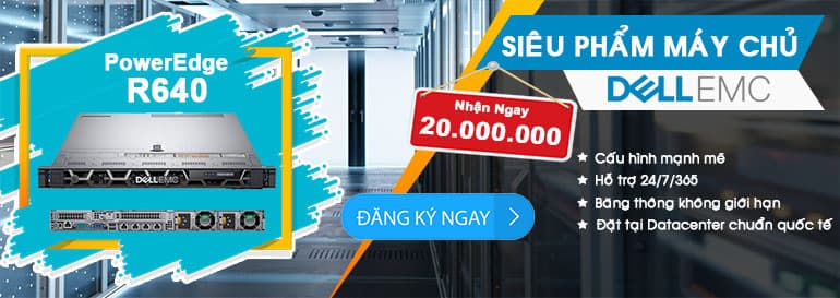 Đẳng Cấp Quà Tặng Khủng từ Siêu Phẩm Máy Chủ Dell R640