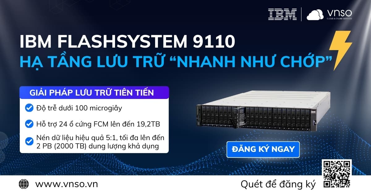 Dịch Vụ Thuê Máy Chủ IBM FlashSystem 9110