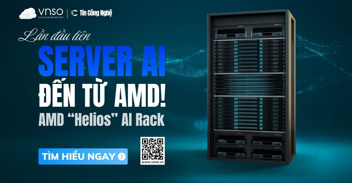 AMD chính thức ra mắt server AI Helios – Cạnh tranh NVIDIA