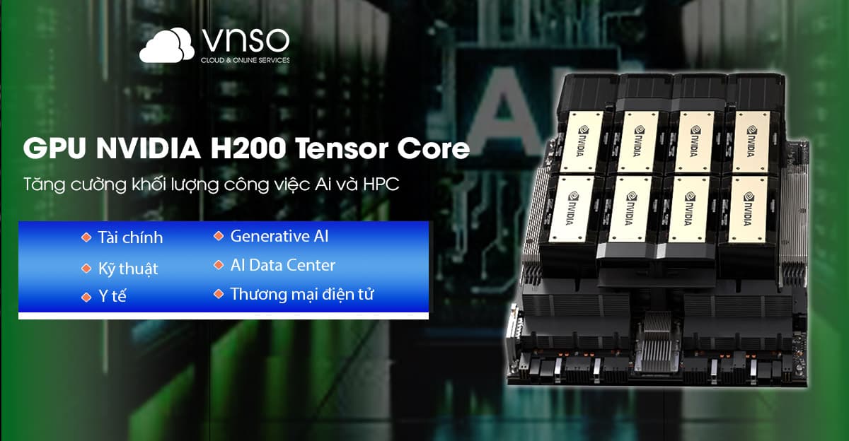 Nvidia HGX H200 – Bảng giá thuê mới nhất 2025 | VNSO