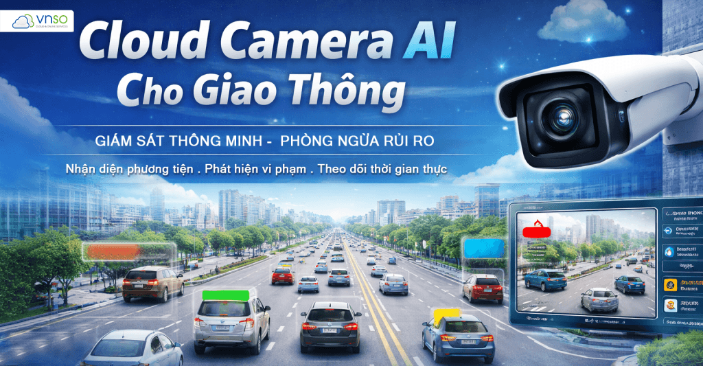 Cloud Camera trong ngành giao thông – Giải pháp giám sát thông minh cho đô thị hiện đại