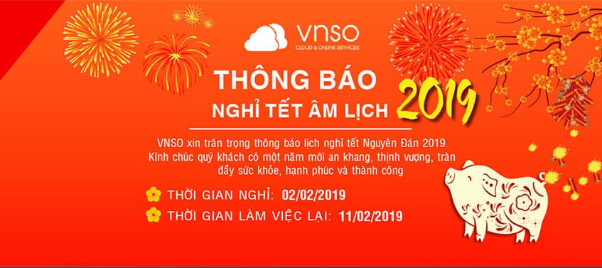 Thông báo Lịch nghỉ tết Kỷ Hợi 2019