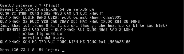 Hướng dẫn cài đặt cloud vps sau khi cài mới/Rebuild