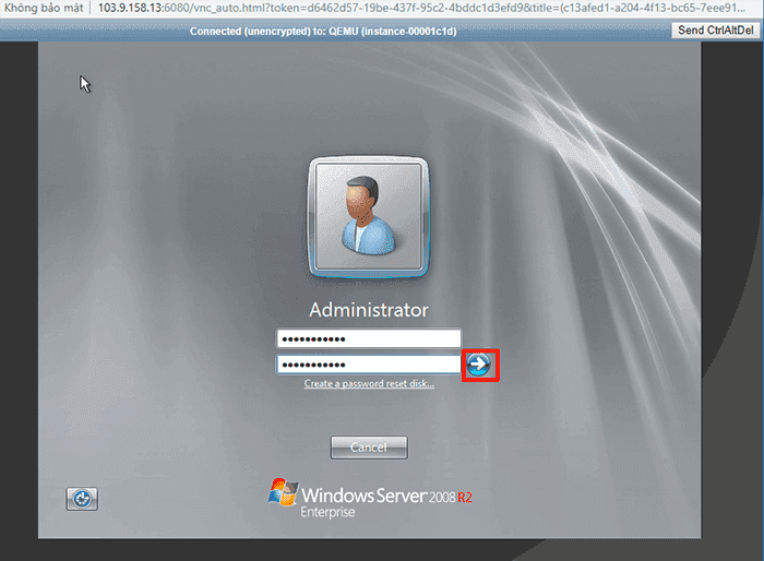Hướng dẫn cài đặt ban đầu VPS cài Window trên VNSO