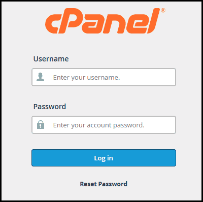 Hướng dẫn tạo User FTP trên hosting Cpanel giao diện đăng nhập