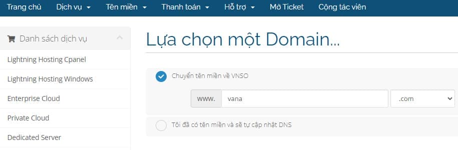 Đăng Ký Dịch Vụ