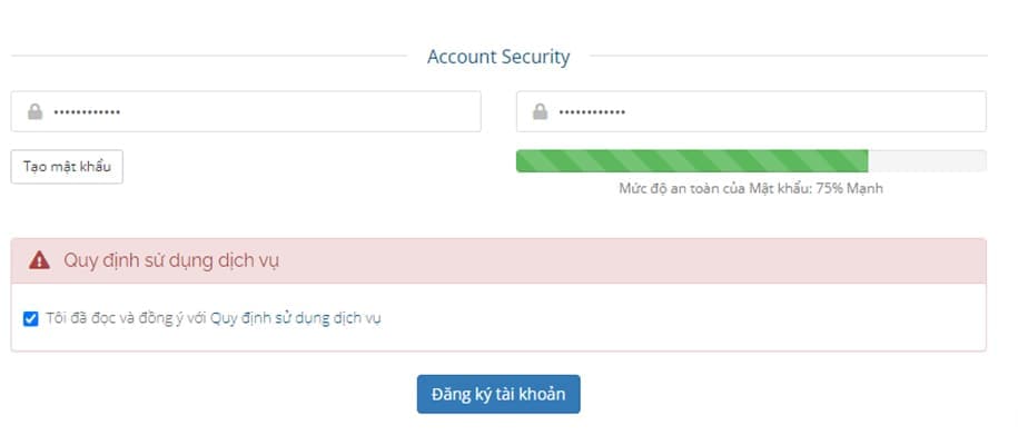 Đăng Ký Dịch Vụ