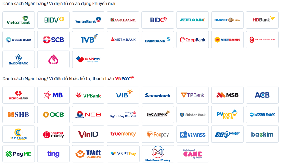 HƯỚNG DẪN THANH TOÁN VNPAY
