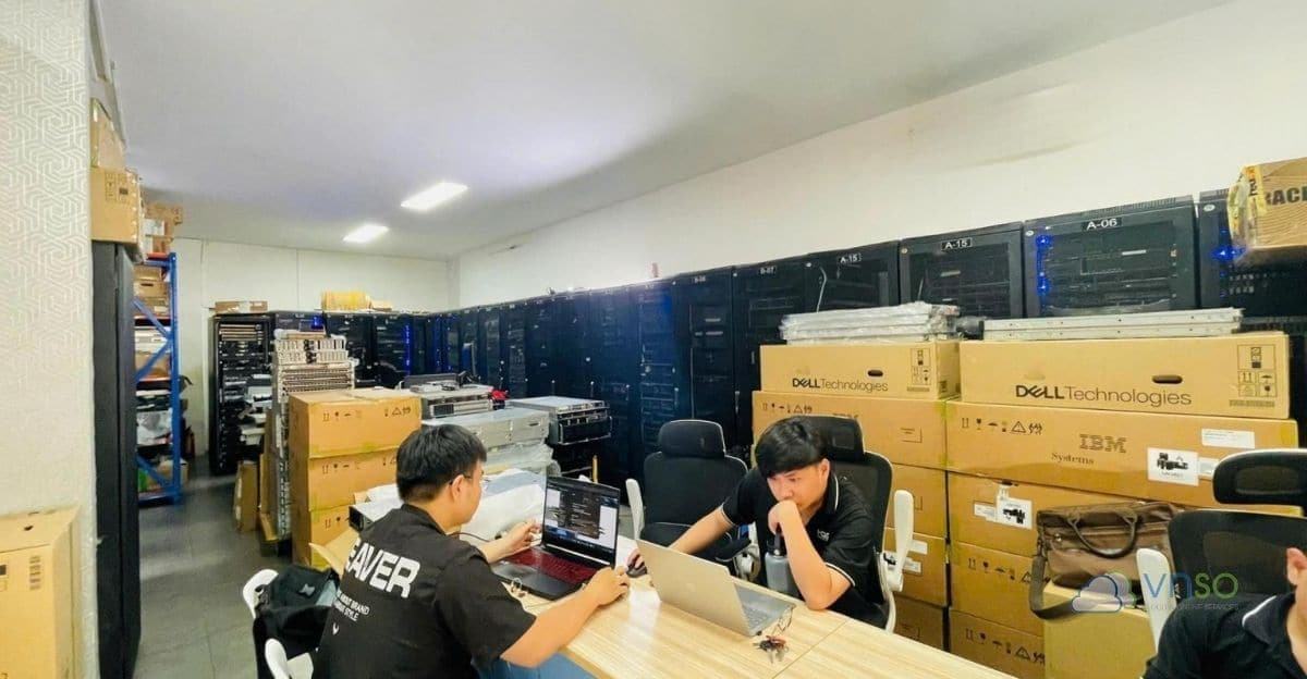 Hạ tầng Server hiện đại, chuyên nghiệp tại VNSO